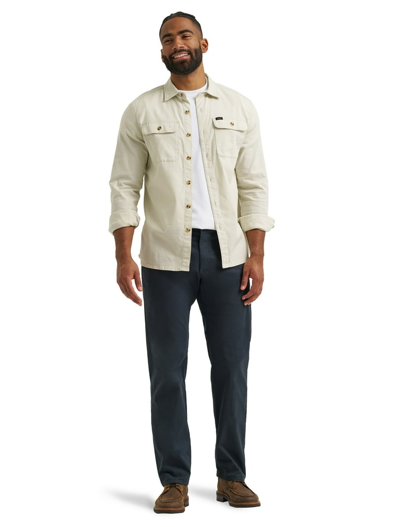 Lee Men's Extreme Comfort Flat Front Pant - Walmart.com