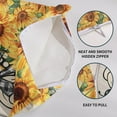 thumbnail image 6 of Sunflower Bee Pillow Covers 20x20 Set of 2 Spring Summer Yellow Floral Decorative Throw Pillows Outdoor Farmhouse Pillowcases Linen Cushion Case Decor for Home Sofa Couch Bed, 6 of 6