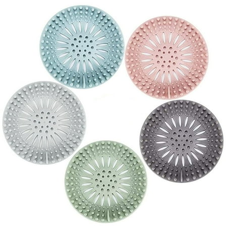 

Sink Sewer Filter Multipurpose Bathroom Floor Drain Cover Reusable Hair Catcher 5-color Packaging