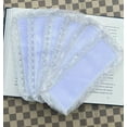thumbnail image 5 of 12pcs Fairy Lace Edged 14 Count aida Fabric Cross Stitch Bookmarks, Blank Bookmarks to Cross Stitch, 5 of 7