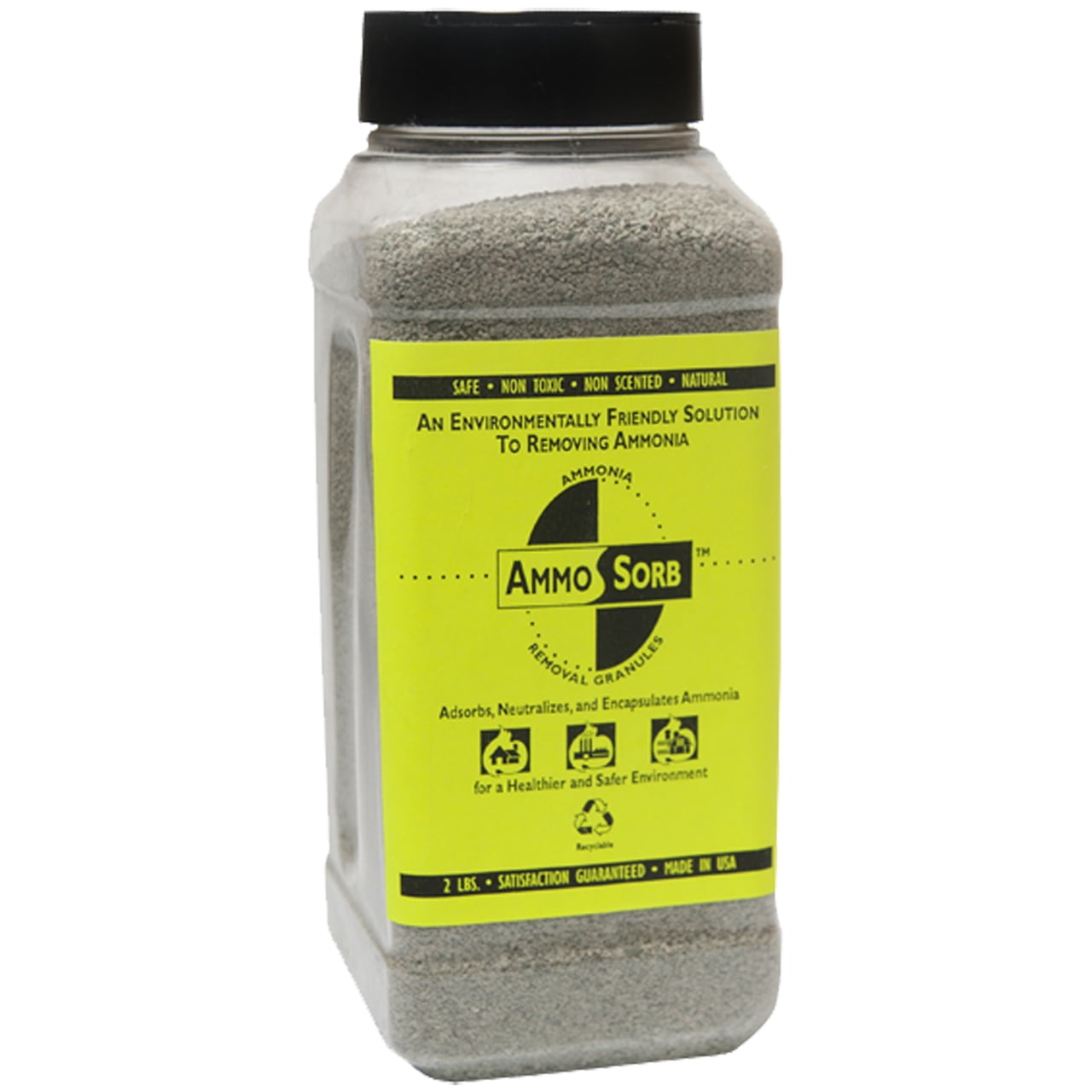 Ammosorb Natural Ammonia Odor Elimination Deodorizer Granules 2 Lb Walmart Com Walmart Com