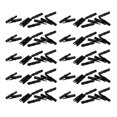 thumbnail image 1 of Nocks Replacement,  Accessory 100pcs Archery  Nock  for ID 6.2mm Carbon Shafts Black, 1 of 7