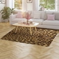thumbnail image 3 of Brown Leopard Print Carpet for Home Decoration Rugs for Bedroom Room Living Room Bathroom Entrance Door Non-slip Comfort Mat, 3 of 6