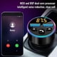 thumbnail image 2 of FM Transmitter Car Bluetooth, Bluetooth Adapter Car, QC3.0 Fast Charger, Dual USB Support, Hands Call/USB Flash Drive (A), 2 of 5