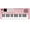Pink, variant on MK1 37 Keyboard Piano, Mini Portable Multi-Function Piano with Excellent Sound Quality, -In Speaker & LED Display, Small Electric Keyboard for Beginners (White)