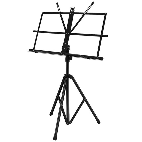 HOMEMAXS Folding Music Stand Portable Music Stand Foldable Music Stand Heavy Duty Foldable Sheet Music Stands For Sheet Music