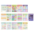 thumbnail image 1 of Homemaxs 16pcs Educational Wall Charts Children English Learning Multi-theme Posters, 1 of 9