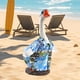 thumbnail image 5 of Estatua de poliéster con disfraces de gansos para porche, camisa blanca decorada con gansos, estatua de gansos para jardín, patio, césped, decoración del hogar, decoración de otoño, decoración de habi, 5 of 6