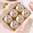 thumbnail image 5 of Chinese Ceramic Condiment Dish Household Soy Sauce Dish Light Luxury Simple Hot Pot Restaurant Dip Dish Appetizer Bowl, 5 of 5