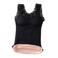 thumbnail image 1 of Minnieouse Chaleco de nailon Chinlon para mujer, portátil, térmico, ajustable, con correa para el hombro, lavable, reutilizable, de encaje, ropa Ropa interior Negro Tamaño libre, 1 of 6