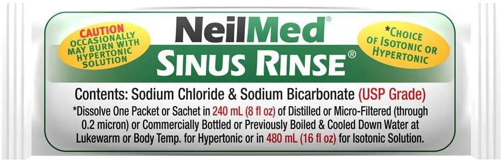 NeilMed Sinus Rinse Extra Strength Soothing Saline - 70 Packets