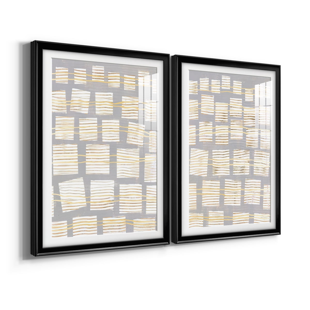 Wexford Home Networks I Premium Framed Print, 30.5" x 42.5" - Ready to Hang, Black (Set of 2)
