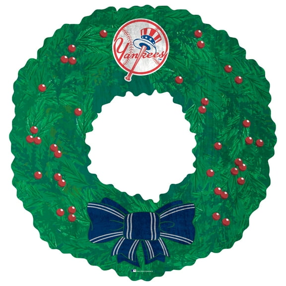 New York Yankees 16'' Team Wreath Sign