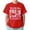 Red, variant on TAIAOJING Boy Girl Versatile T-Shirts Cartoon Bow Letter Printed Short Sleeve O-Neck Casual Tshirts Last Day Of School Top For Infant To Teenager Relaxed Fit Lightweight Daily Wear