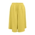 thumbnail image 6 of Certgust Hot Sales Under $35 Vacation Outfits for Women Wide Leg Pants for Women Flowy Palazzo Drawstring Elastic Waist with Pockets Summer Beach Vacation Outfits, 6 of 8
