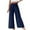 Blue, variant on TSADFHJI Sparkly Skirt Womens Casual Solid Color Pressed Side Zipper Loose Casual Trousers Pants M Red