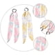 thumbnail image 4 of 4pcs Tie Dye Silk Hair Ropes for Women – Stylish Elastic Headbands with Durable Stitching, Mixed Pastel Colors, 4 of 5
