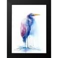 thumbnail image 2 of Shefranov, Olga 14x18 Black Modern Framed Museum Art Print Titled - Blue Ibis, 2 of 5