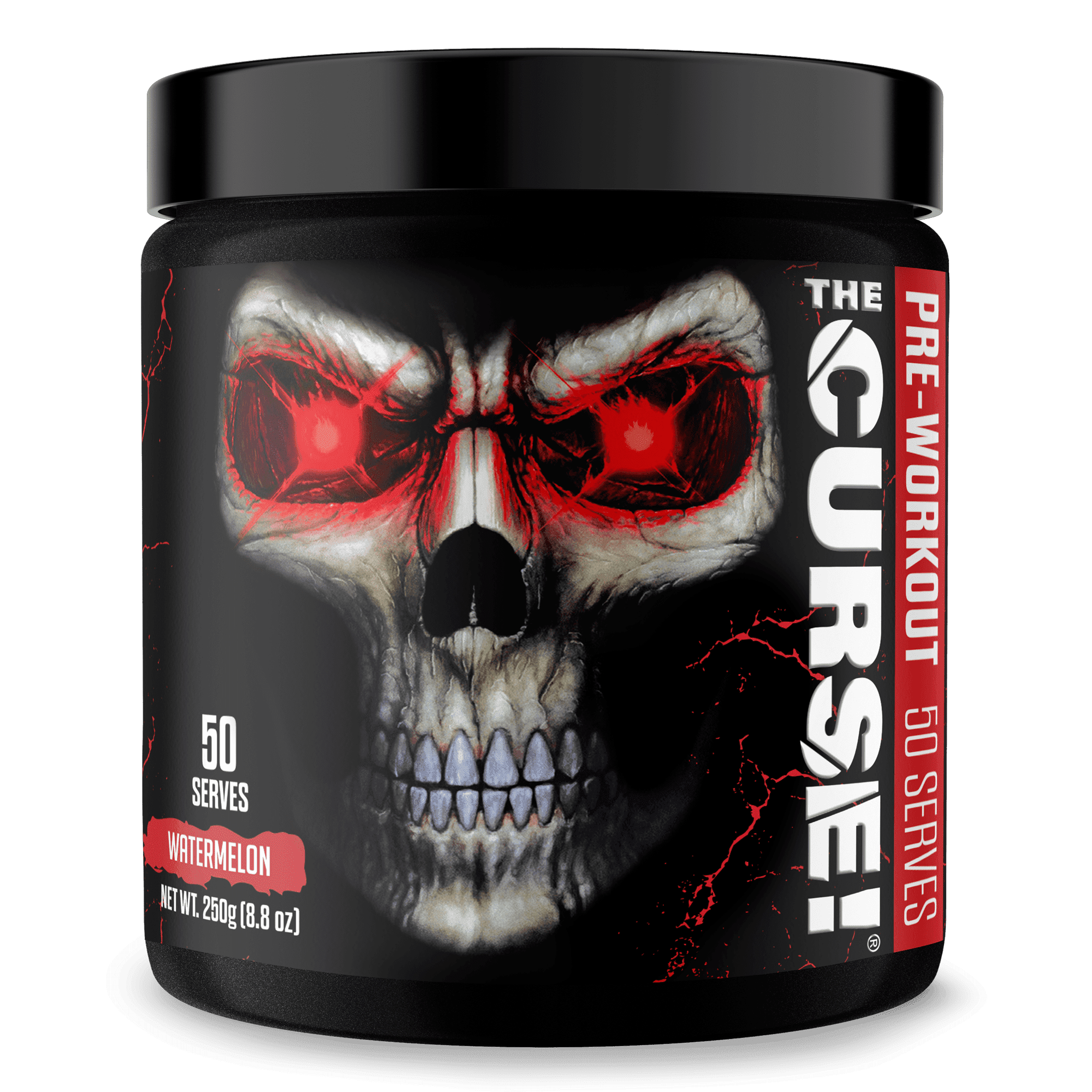 JNX Sports® The Curse Pre Workout Powder Watermelon Pre Workout Mix for Energy and Focus, 50 Serves