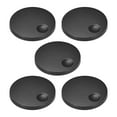 thumbnail image 1 of 5 piezas de botones de control de potenciómetro para interruptores de código de codificador, botones de volumen y tono de acrílico, negro tipo D de 6 mm, 1 of 3