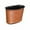 Orange, variant on Qholemyo Leather Car Trash Can Car Interior Trailer Door Storage Bucket To Store Garbage Bags Car Supplies Small Trash Can With Lid For Car