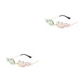 thumbnail image 1 of sweethay Gafas de sol de llama, novedad elegante, visión de alta definición vibrante, resistente, duradera, apariencia exquisita, gafas Type4 NO4, 1 of 6
