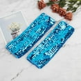 thumbnail image 4 of Xfvqtps Womens Carnival Sequin Gloves Fingerless High Elastic Party Arm Warmers Carnival Accessory Sparkly Mardi Gras Event Light Blue, 4 of 5