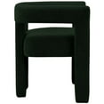 thumbnail image 6 of 3 Piece Boulce Upholstered Dining Chairs and Bench Set in Green, 6 of 10
