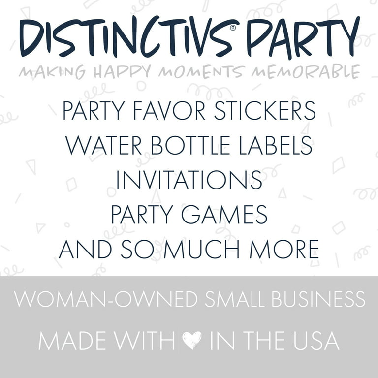 Distinctivs Silver And Blue Sweet 16 Birthday Party Favor Labels, 40  Stickers - Walmart.Com