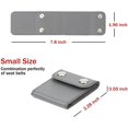 thumbnail image 2 of HSHDLDF Seat Belt Adjuster, 2 Pack Universal Vehicle Seat Belt Cover Clips, Comfort Auto Shoulder Neck Protector Strap Positioner Locking Clip-Grey, 2 of 5