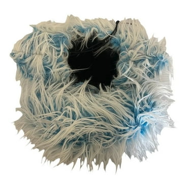 Figure Skating Furry Soakers FT16 - Light Blue/White