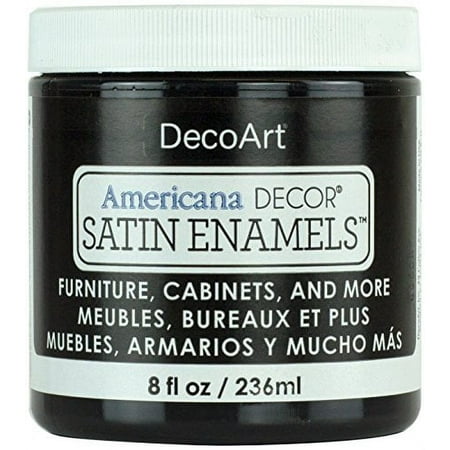 UPC: 0766218091499 | Deco Art ADSA-01 8 oz Satin Enamels – Classic Black