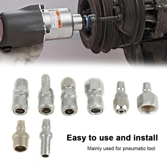LAFGUR Air Hose Fitting, Compressor Hose Connector, Air Compressor Connector, 8PCS For Industrial For Pipe