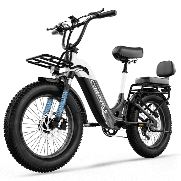 Electric Bike for Adults, 20" x 4.0 Fat Tire Ebike, 1500W Peak Motor, 48V 20AH Removable Battery, Up to 80 Miles, 7-Speed E-Bike, UL2849 Certified