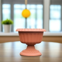 ULTNICE Front Porch Planters Flower Pots Urns Plastic Wide Opening Home Decoration 1Pack