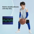 thumbnail image 3 of Ettsollp 2Pcs Compression Sleeves Knee Pads High Elastic Soft Breathable Impact Resistant Knee Guards Sports Protective Gear for Kids, 3 of 8