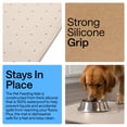 thumbnail image 3 of GORILLA GRIP Silicone Pet Feeding Mat, 100% Waterproof, Protects Floors, 18.5x11.5 Cream, 3 of 9