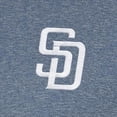 thumbnail image 2 of Men's Antigua  Heather Navy San Diego Padres Par 3 Polo, 2 of 2