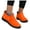 Orange, variant on Snow Boots for Women Comfortable Warm Furry Lined Ankle Booties Outdoor Slip On Water-proof Walking Shoes