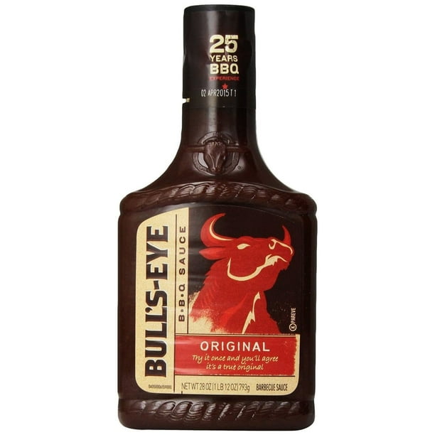 12 PACKS Bull'sEye, BBQ Sauces, 18oz Bottle