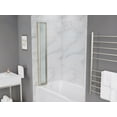 thumbnail image 4 of 56-in. x 33-in. Accordion-Style Bathtub Shower Door in Brushed Nickel, 4 of 13