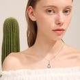 thumbnail image 2 of Cuoka Opal Urn Necklace 925 Sterling Silver Teardrop Urn for Ashes Pendant Necklaces with 18+2'' Chain Embedded Opal Memorial Jewelry Gift for Women Grandma Grandpa Dog Cat, 2 of 7
