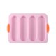thumbnail image 2 of Wosthever Molde de pan Bandeja para hornear pasteles flexibles Molde de pastel de chocolate reutilizable Pan Panadería Restaurante Accesorio para Cocina y Comedor Rosa Wosthever HA028546-02, 2 of 6