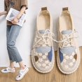 thumbnail image 2 of Zapatos de pescador ahuecados para verano del 2022, zapatos de suela plana para mujer, zapatos casuales transpirables de malla, zapatos Retro versátiles para mujer 39 Gao Jinjia LED, 2 of 2