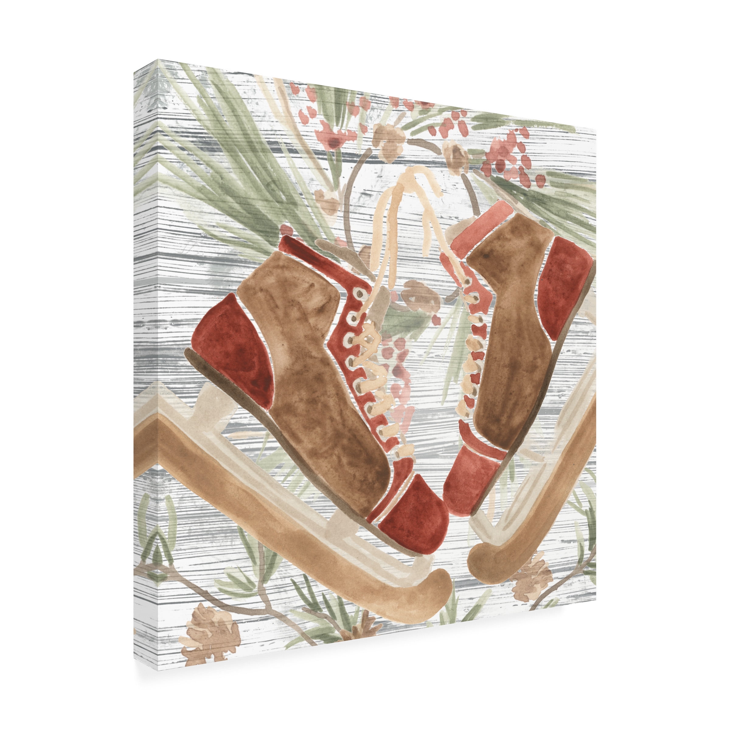 June Erica Vess 'Pinecone Lodge I' Canvas Art