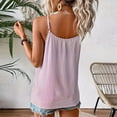 thumbnail image 7 of Womens Tank Tops Summer Solid Color V-Neck Camisole Blouses Casual Loose Fit Sleeveless Spaghetti Straps Summer Shirts, 7 of 7