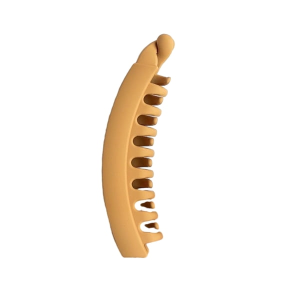 fuxzkrlz Large Banana Hair Clip Anti-slip Teeth No Damage Hair Clip Back Head Hair Claw High Bun Hair Accessory