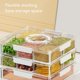 thumbnail image 3 of Contenedor Portátil para Caja de Refrigerios, Organizador de Almacenamiento de Refrigerios de 6 Compartimentos, Bandeja para Servir Dividida Conpa, Diseño Compacto, 3 of 7