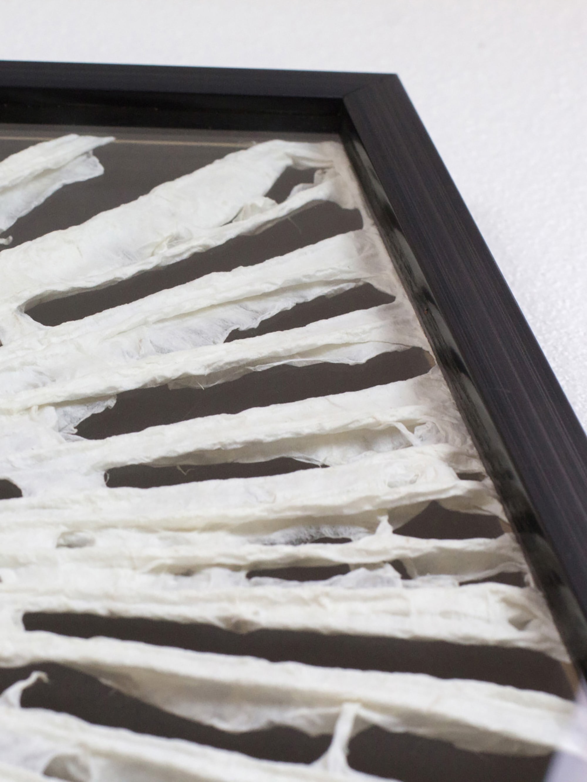 White Burst Paper Art