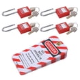 thumbnail image 4 of Lockout Kit, Stainless Steel Reusable Impact resistance Lockout Tagout Locks With Keys Loto Tags For Industrial Chemical Electric Power, 4 of 8